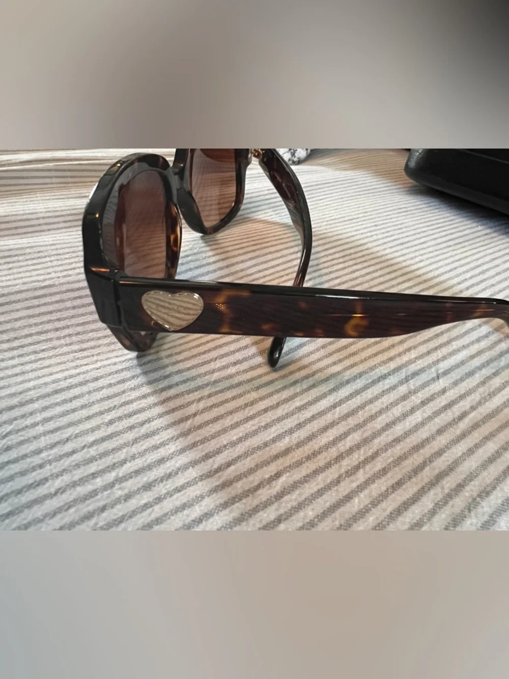 COACH Women's Tortoise Frame Sunglasses with Brown Lenses - Picture 6 of 15